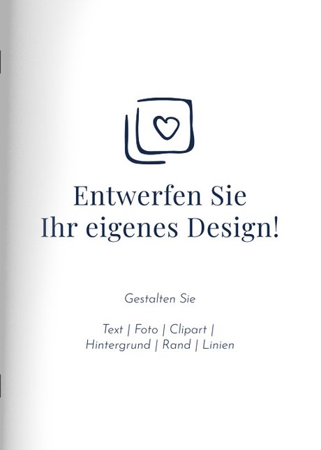 Fotobuch Blanko-Design