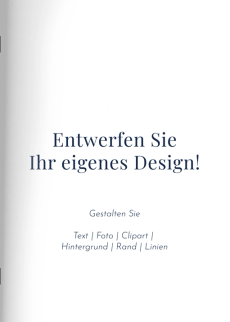 Fotobuch Blanko-Design