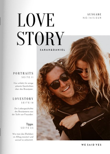 Fotobuch Editorial Style