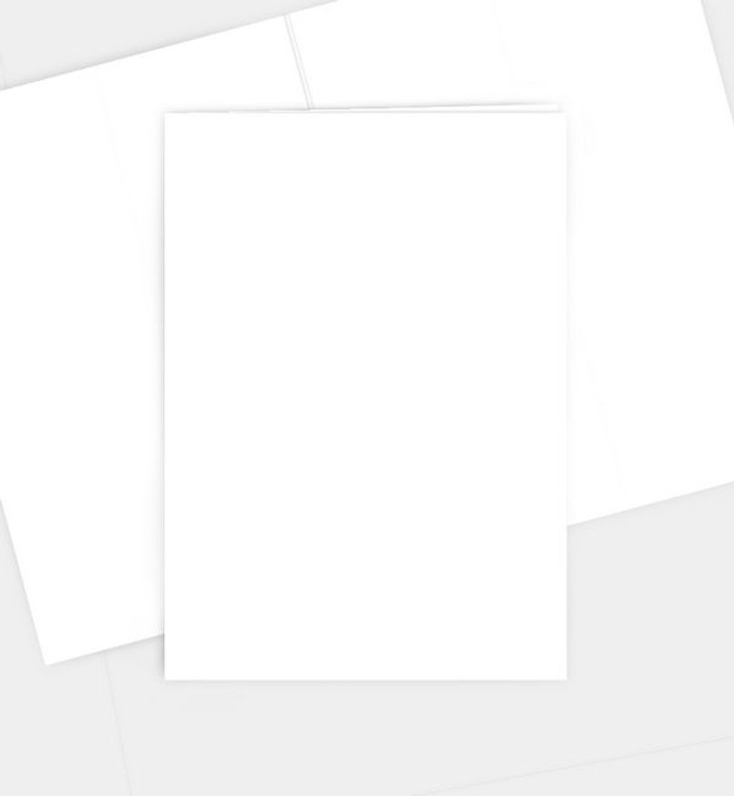 Einladungskarte Allgemein A6 Klappkarte hoch