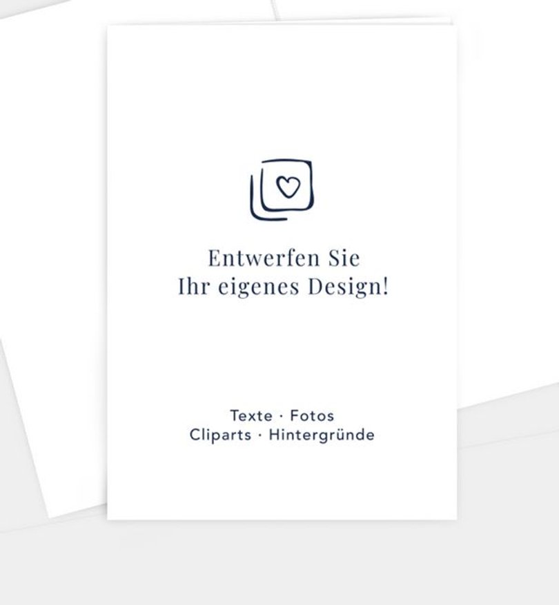 Trauerkarte Trauer Blanko Design