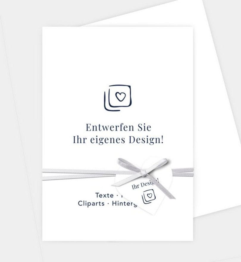 Einladungskarte Einschulung Blanko Design