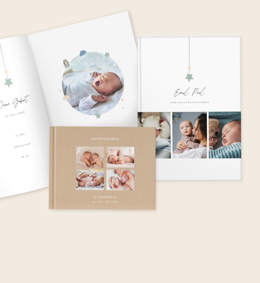 Fotobücher Baby