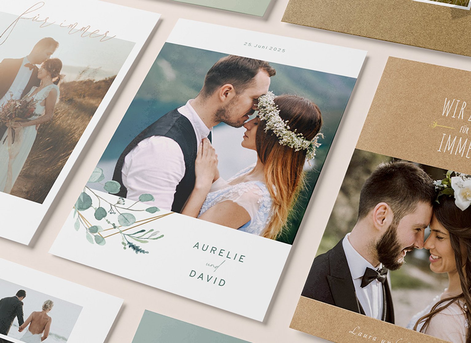 Edle Designs für Ihre Hochzeitsbilder