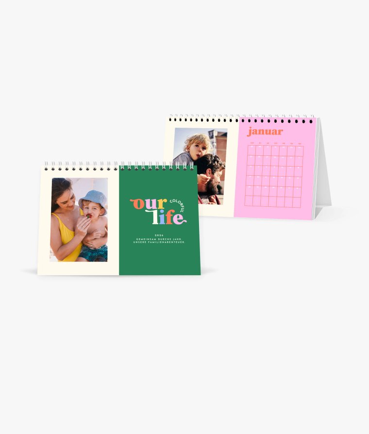 Tischkalender Colorful Life