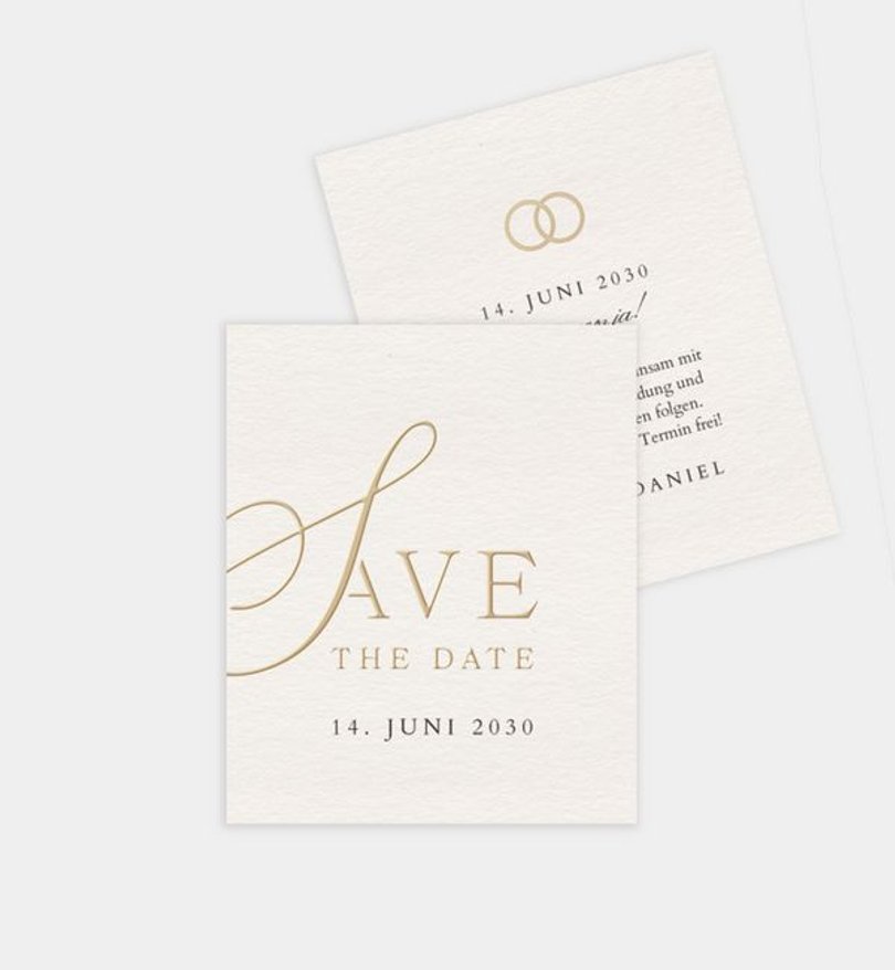 Save-The-Date Karte Hochzeit Soulmates