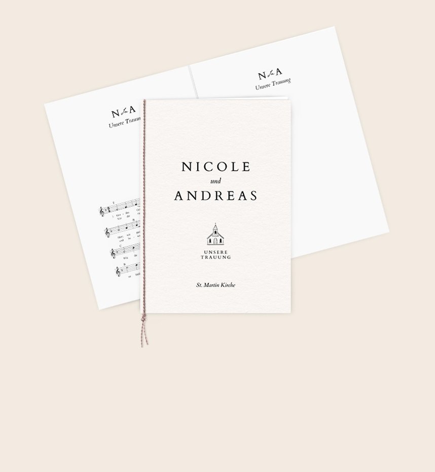 Kirchenheft Hochzeit