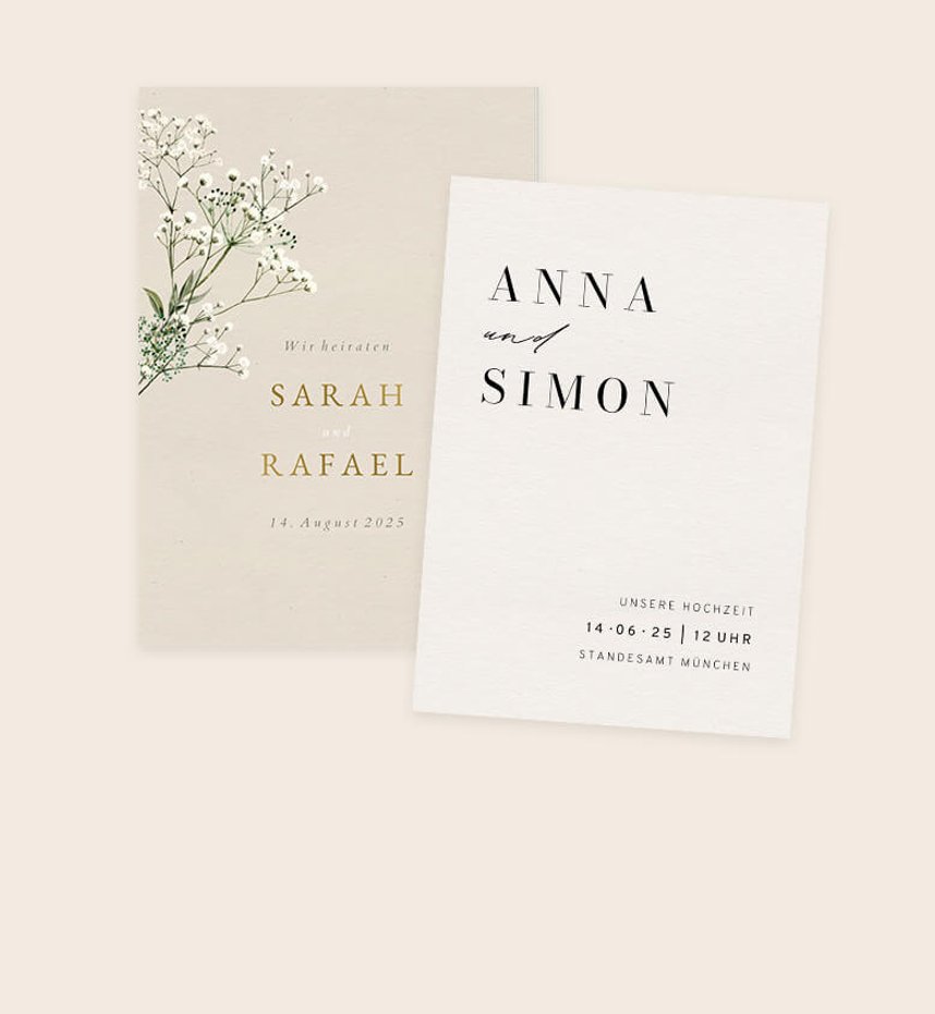 Hochzeitseinladungen