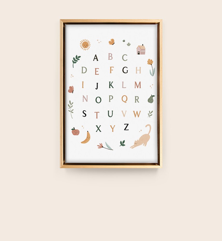 Personalisierte ABC-Poster gestalten